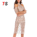 Vintage Great Gatsby Charleston Women  Bling Bling Nightclub Sexy Dress Girl Hot Dance Sequin Mini Party Dresses